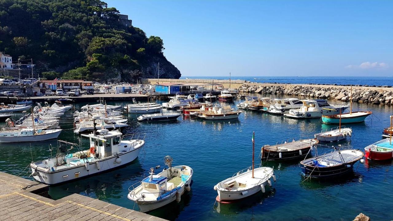 Relais Del Mare Con Terrazza Fronte Mare Free Parking Apartment Massa Lubrense Ngoại thất bức ảnh